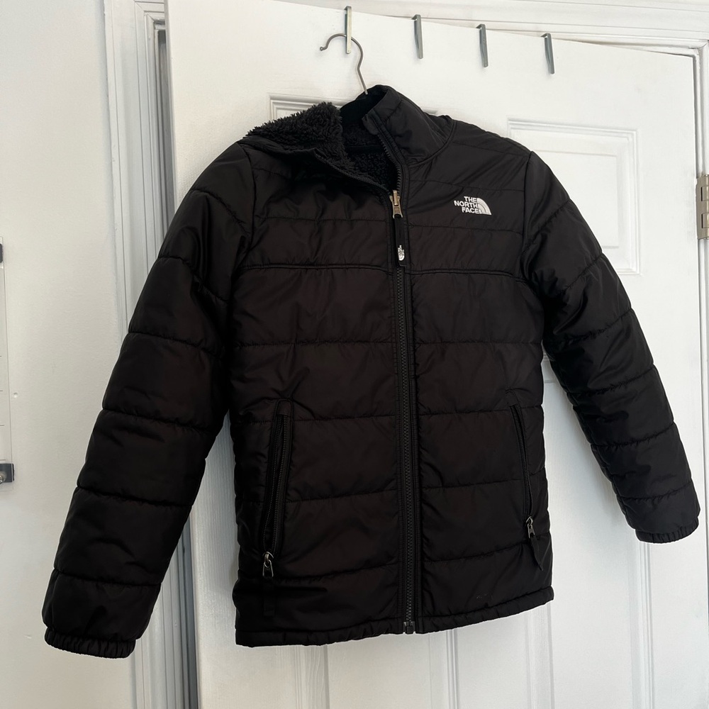 The North Face Kids Reversible Puffer Jacket in Black